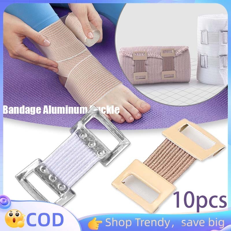 10pcs Bandage Elastis Elastis Perban Kait Perban Elastis Medis Bandage Klip Perban Elastis