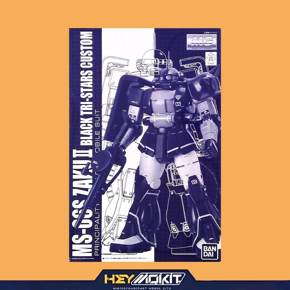 pbandai MG 1/100 ZAKU II BLACK TRI STAR CUSTOM GUNDAM MODELKIT BANDAI