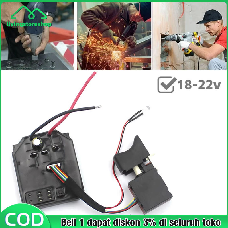 Saklar Modul Impact Wrench JLD Esc Speed Controller Impact Wrench Drill Brushless JLD Switch