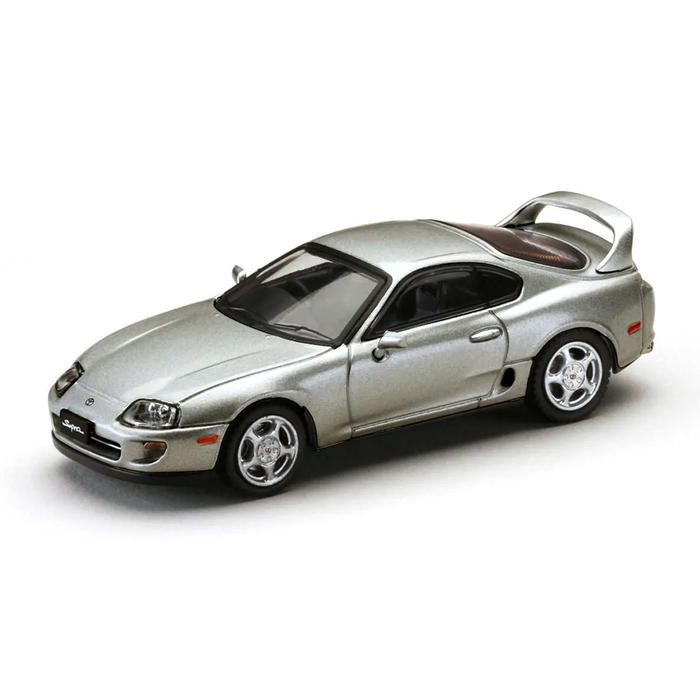 1/64 HOBBY JAPAN DIECAST TOYOTA SUPRA RZ JZA80 SILVER