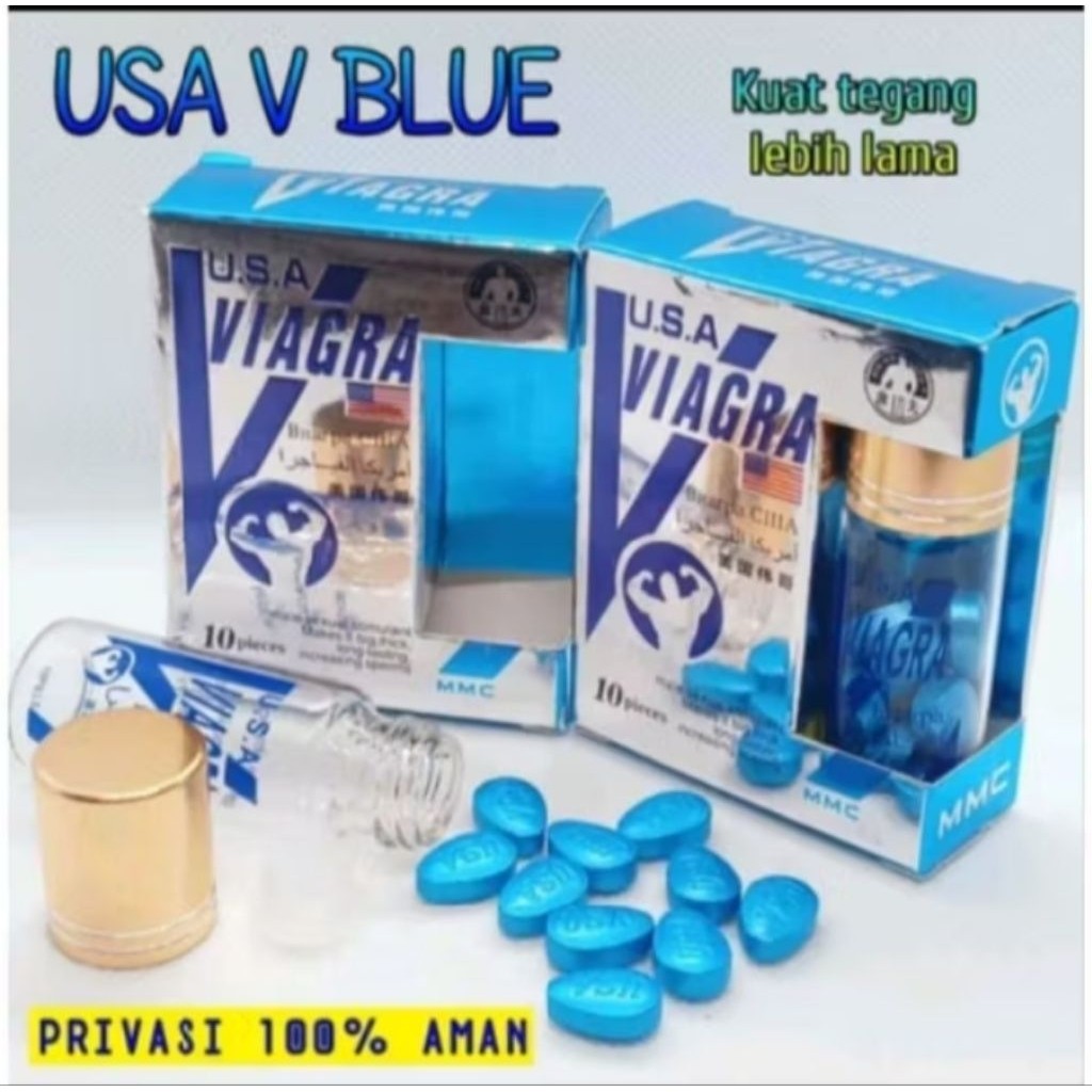 Ready VIAGRA MMC BLUE USA -Obat Kuat Pria meningkatkan stamina & Vitalitas, 100 %Aman