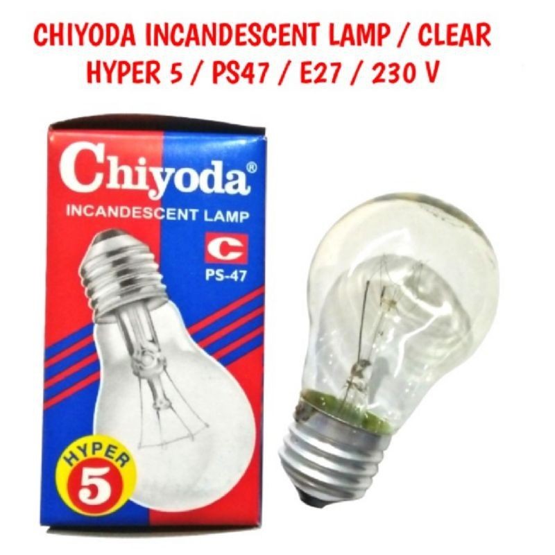 LAMPU PIJAR 5W HYPER 5/PS47 / Kuning/PANAS Kuning Ayam Lampu / CHIYODA BOHLAM PS-47 HYPER