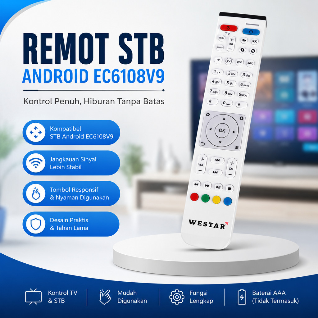 Remote STB EC6108V8 / Remot Set Top Box EC6108V9