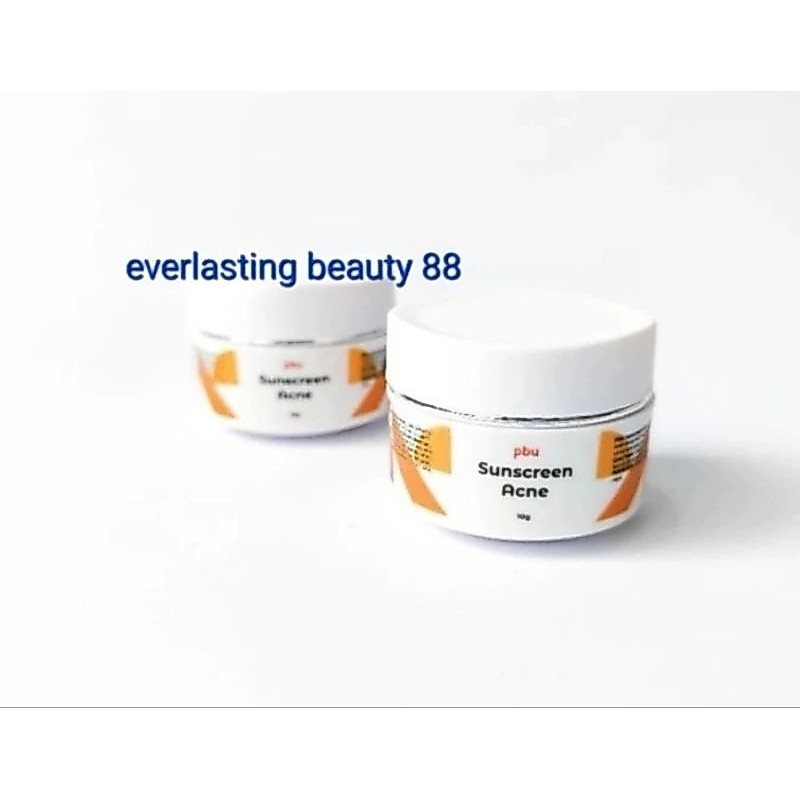PBU sunscreen acne - sunblock cream kulit berjerawat / jerawat & bekas jerawat - krim tabir surya pe