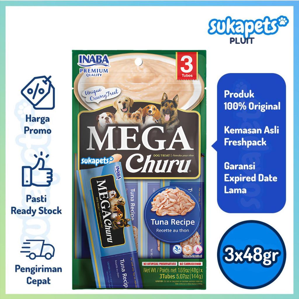 Ciao Inaba Dog Mega Churu Tuna Recipe 3x48gr