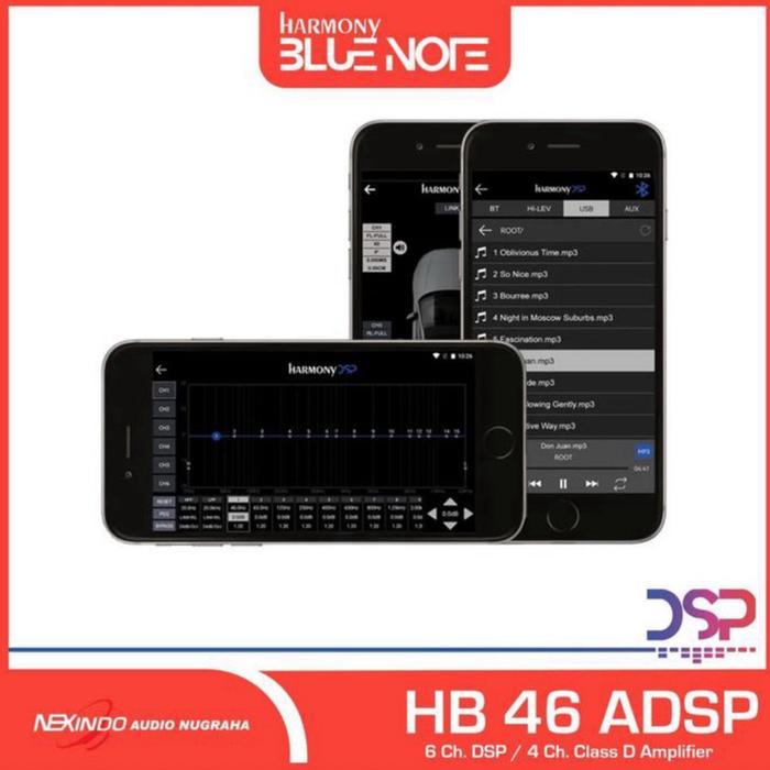 Processor Harmony HB 46 ADSP 6 Ch. DSP / 4 Ch. Class D Amplifier zapco