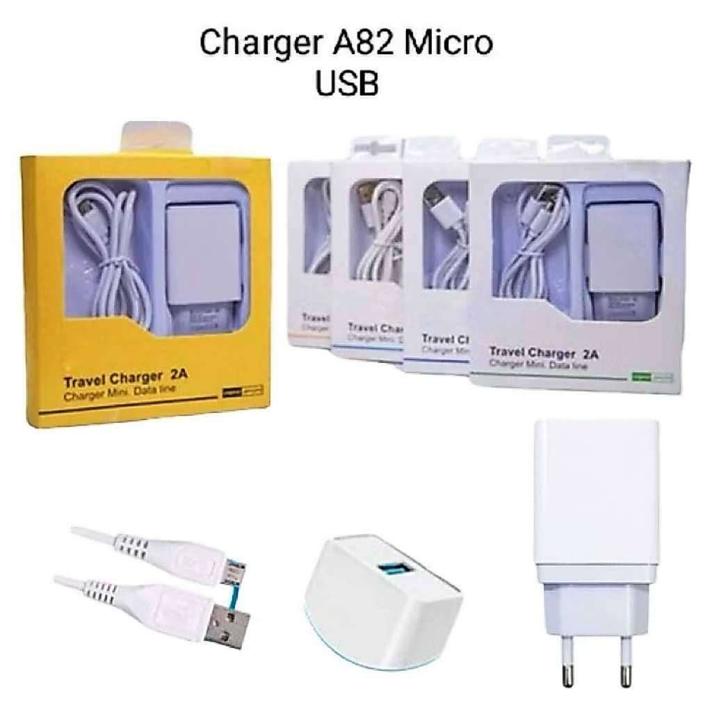 Charger 2A AK933 Adaptor + Kabel usb micro Batok Cas 1 usb