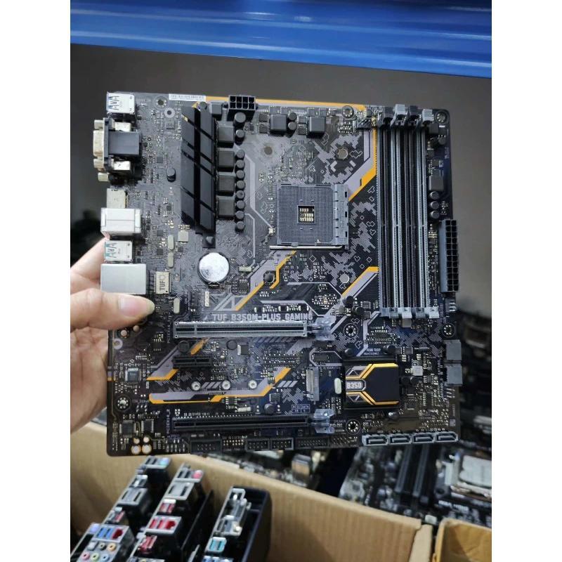 Used mATX Motherboard for ASUS TUF B350M-PLUS GAMING AM4 B350 DDR4 M.2 HDMI DVI VGA