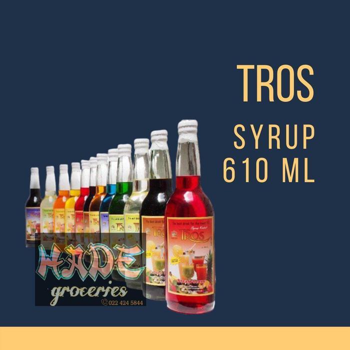 TROS SIRUP ALL FLAVOUR 610ML SIROP TROS SEMUA RASA GASS - Strawberry