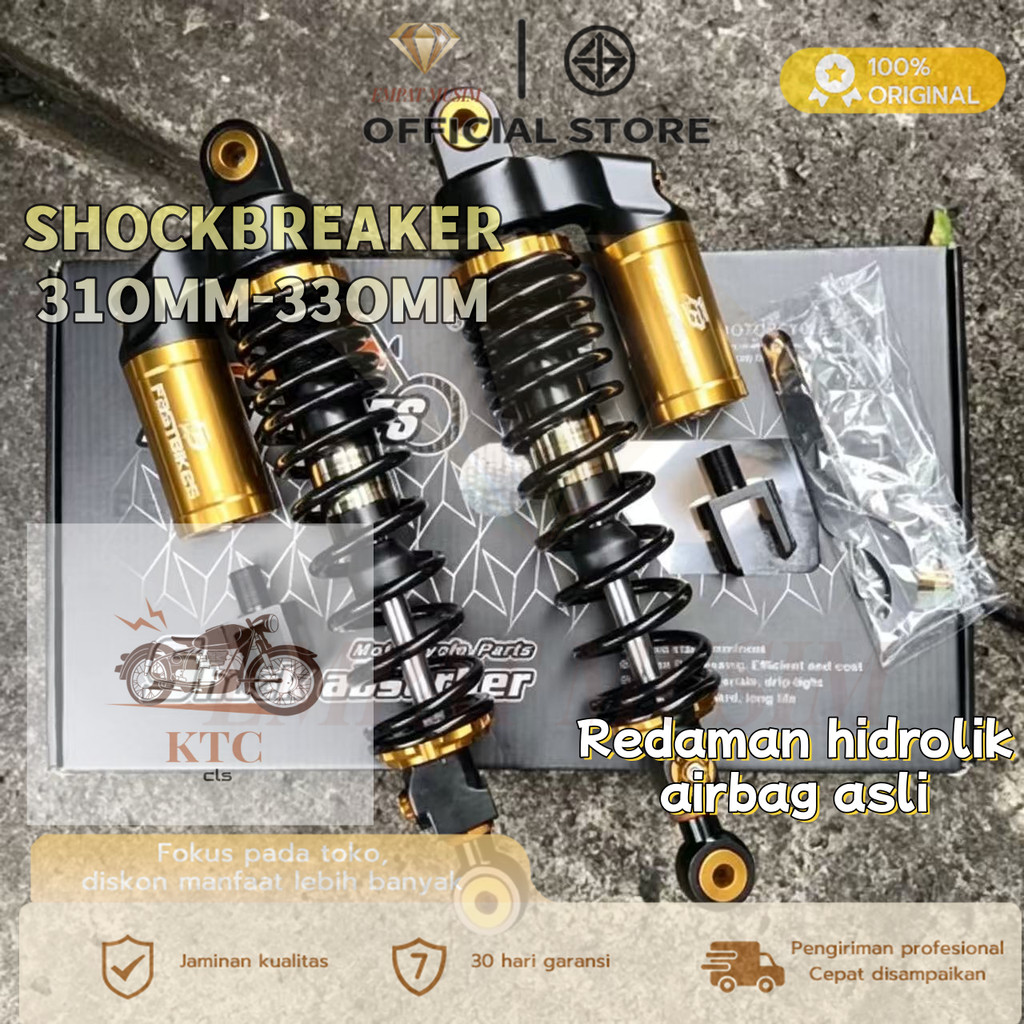 ETMM SHOCKBREAKER BELAKANG TABUNG ATAS FASTBIKES 82 UK 280MM 290MM 310MM 320MM 340MM SHOCK UNIVERSAL