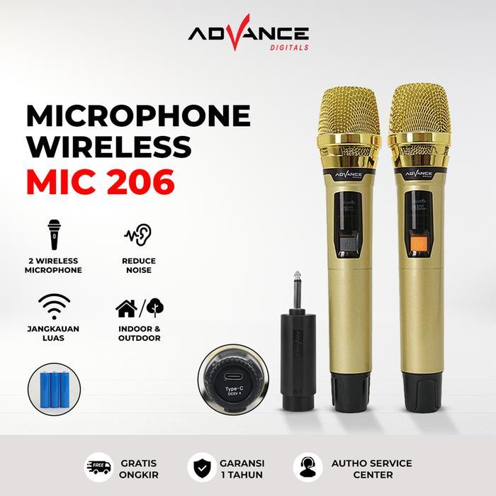 Advance Mic-206 / Advance Mic-208 / Advance Mic-209 Dual Microphone - MIC-206