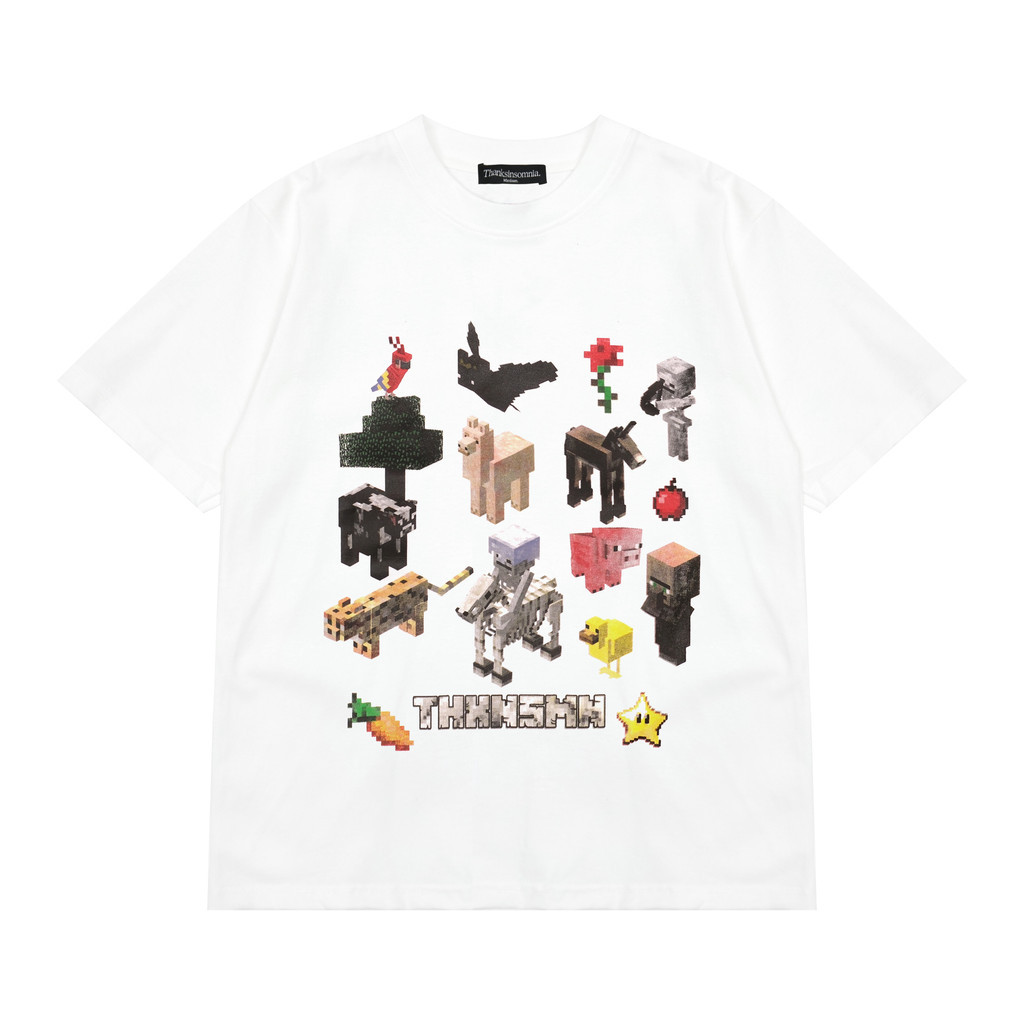 Tshirt Eviora Katun Putih Thanksinsomnia S-XL