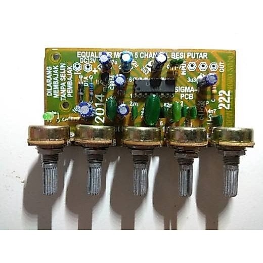 FREE ONGKIR KIT EQUALIZER TONE CONTROL 5 POTENSIO MONO FREE ONGKIR