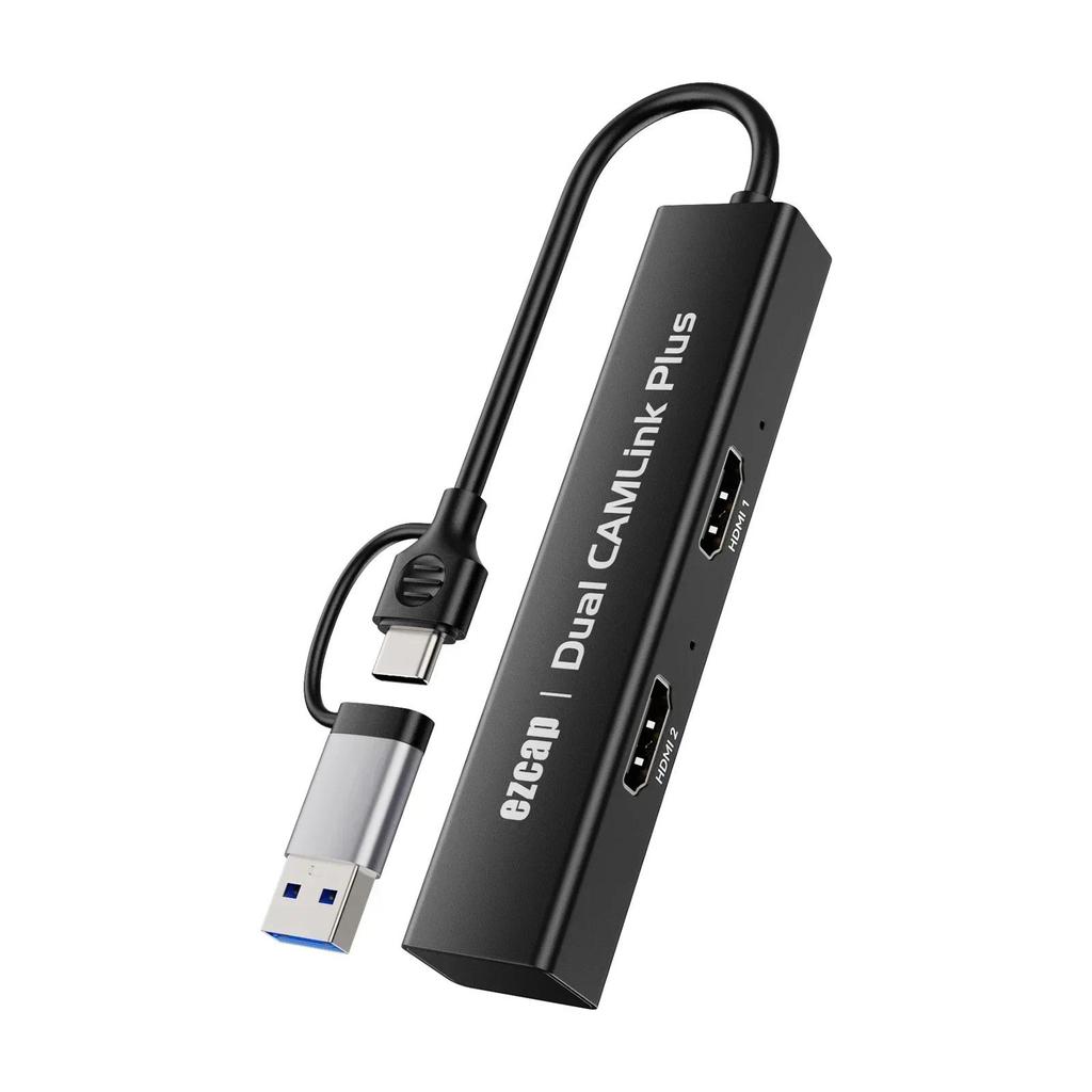 Ezcap 316 USB 30 Type C 2 Entry HDMI Video Capture Card Dual Camera 1080p60 Recorng for PS4 PS5 PC C