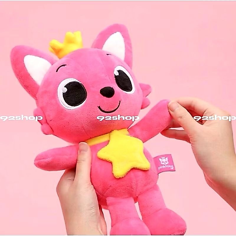 Boneka pinkfong rubah bebefin | boneka rubah pinkfong character plush doll