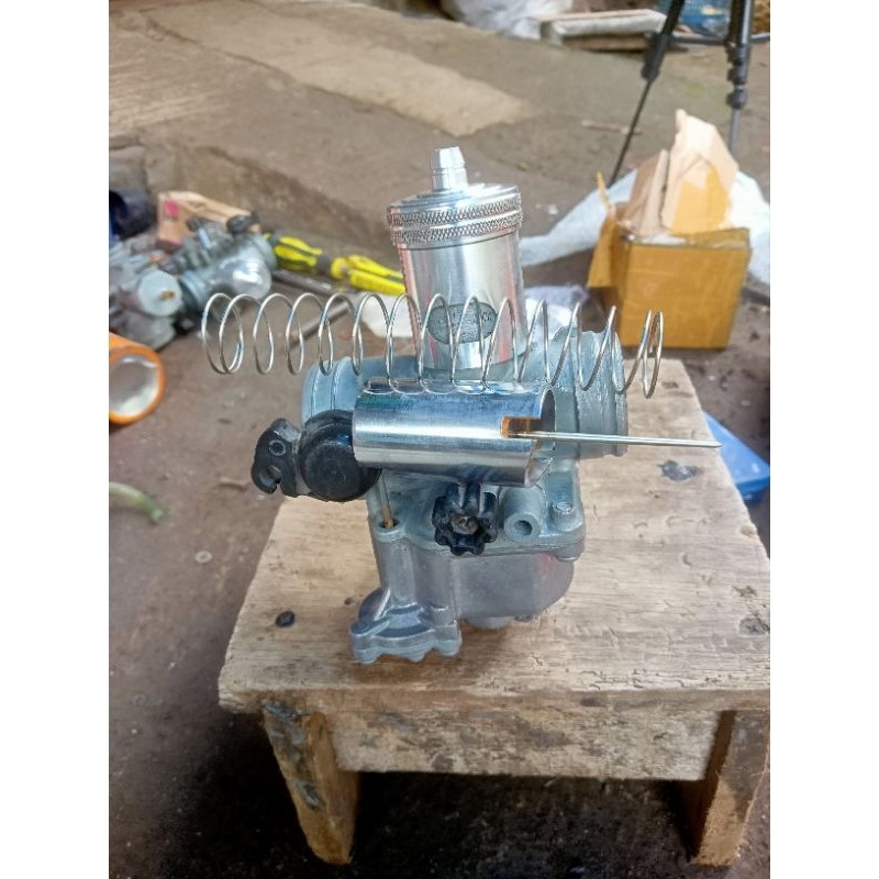 Karbu tiger skep rapi non reamer, power jet aktif, sudah setingan normal langsam, sudah cuci bersih 