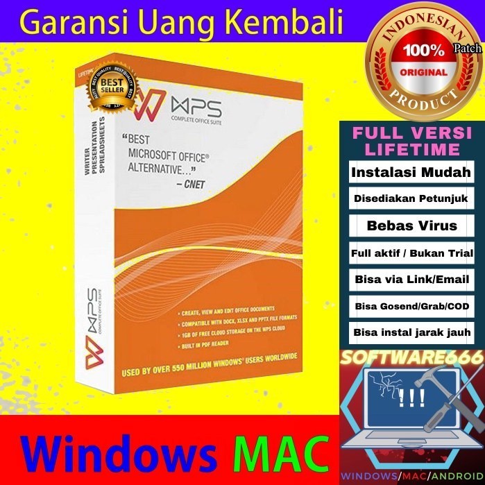 WPS Office 2020 WIN - SOFTWARE - APLIKASI - PC