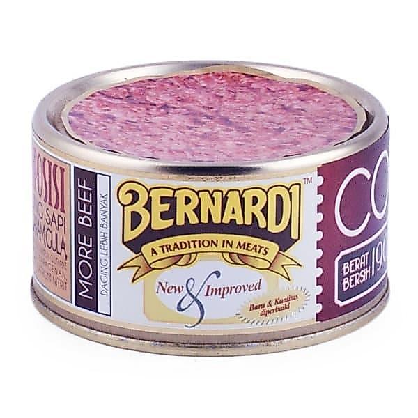 Bernardi Corned Beef Kaleng 190Gr / Kornet Sapi 190G /Corned Halal Terbaruu