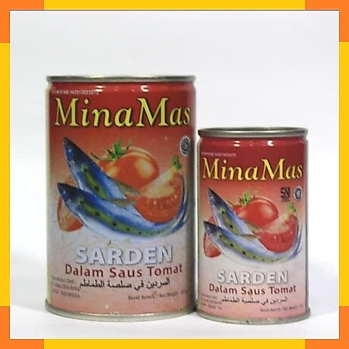 Sarden tomat minamas 425gr / Sarden Saus Tomat