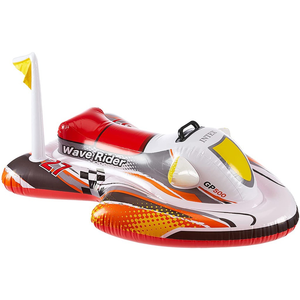 Terbaru Inflatablestoys - Intex Ride on Jetski Wave Rider 57520 / Pelampung Anak Bentuk Jetski / Rid