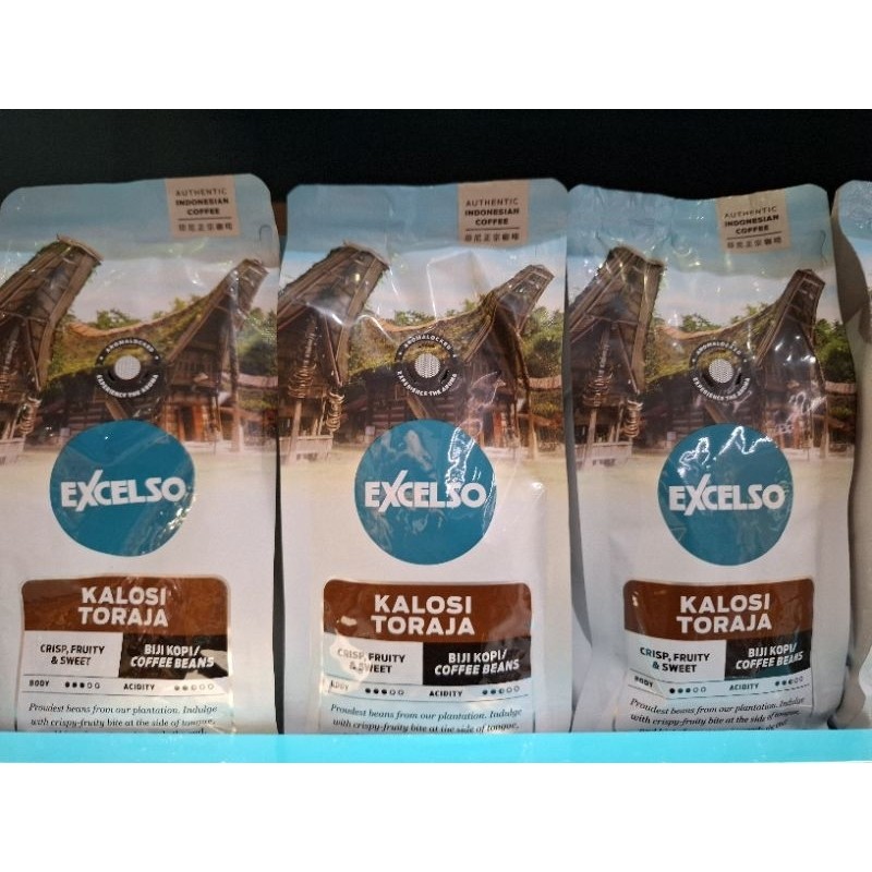 

JAMIN MURAH !!!Excelso Kalosi Toraja biji 200gr exp Juni 2026(BISA LANGSUNG ORDER)