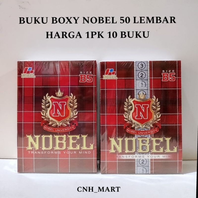 

Buku Nobel Campus 50 Lembar - Buku Boxy Campus 50 - Buku Atlas Boxy 50 Lembar Harga 1 Pak Isi 10 Buku