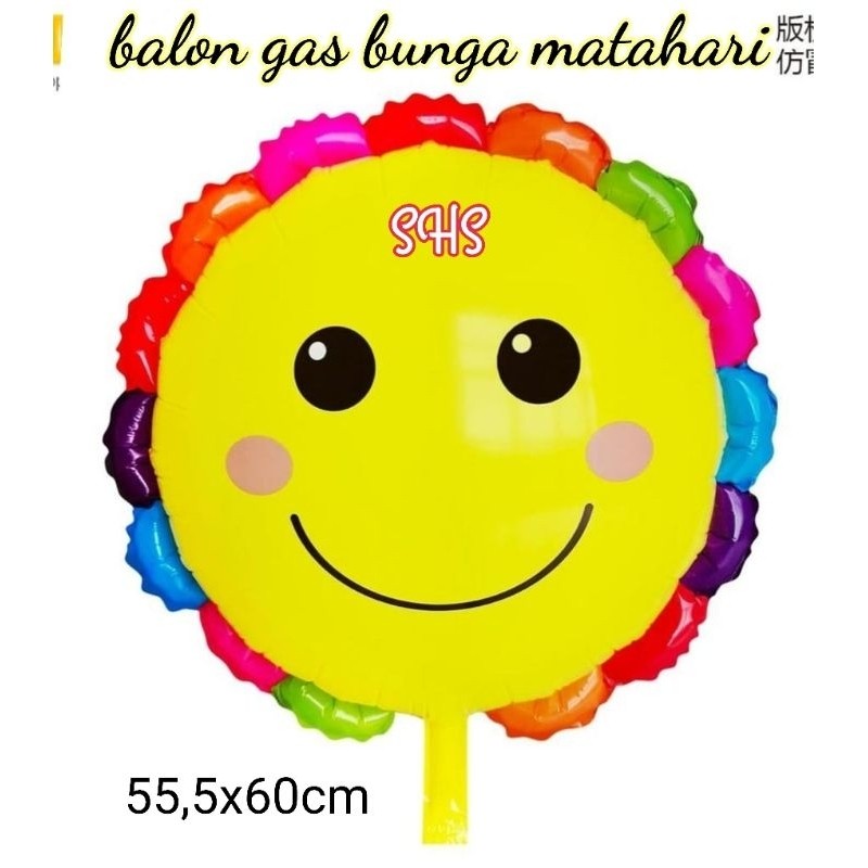 BALON GAS FOIL MATAHARI 1 PAK (50 PIECES)