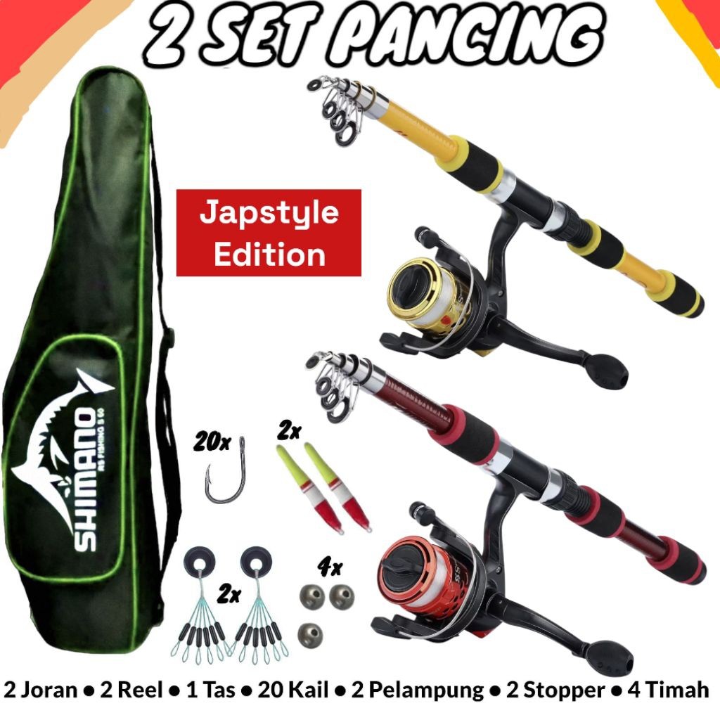 RUBANGRAU   2 Set Pancing Japstyle Edition Bonus Aksesoris Lengkap