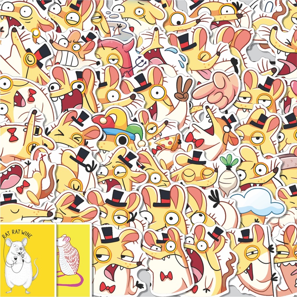 

Stiker Cutting Pack Stiker JUMPING JULIO Isi 100Pcs Series Aesthetic Lucu Keren Untuk Koper Bahan Vynil