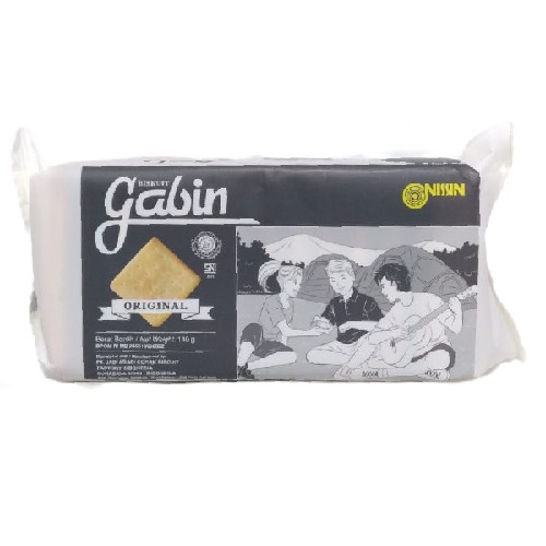 

Nissin Biskuit Gabin Original 140gr Krim Vanila Susu Premium