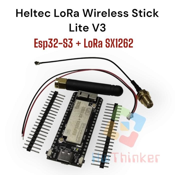 Heltec Lora Wireless Stick Lite V3 863MHz-928MHz ESP32-S3+SX1262 - Lora BERKUWALITAS...