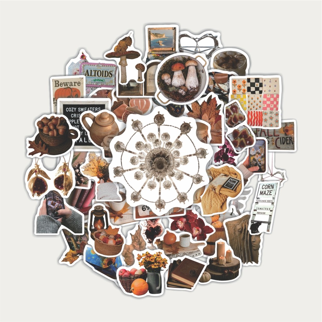 

Sticker Pack Stiker Summer Aesthetic Vintage | Sticker TUMBLR | Stiker LAPTOP KOPER HELMP