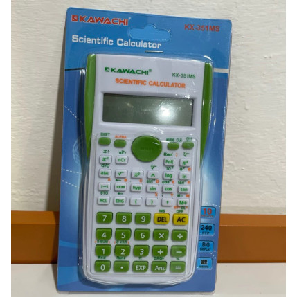 

KX-351MS KALKULATOR KAWACHI Scientific Calculator / anak sekolah / sinus cosinus / sin cos tan / kx351ms kx 351 ms