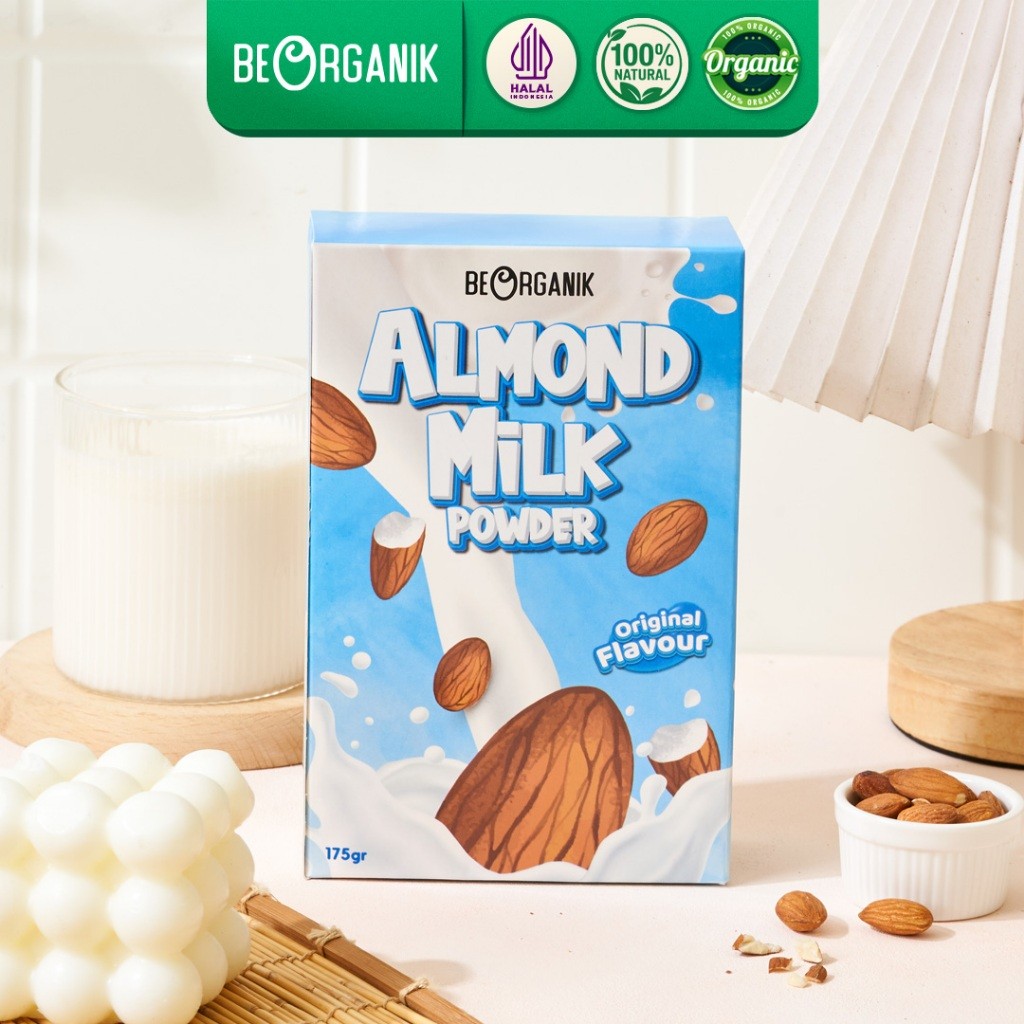 

Beorganik Almond Milk Powder PLAIN (NO SUGAR) / Susu Almond Bubuk