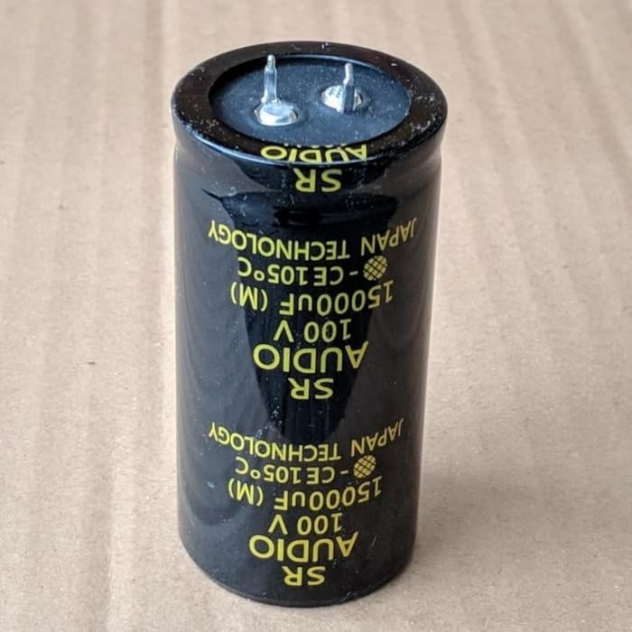 (BACA DESKRIPSI) Capasitor Elco SR Audio 15.000uf 100v Original / Capasitor elco power