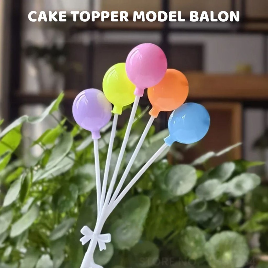 

[MODEL BALON] Hiasan atas kue Cake Top Ball Topper Kue Bentuk Balon Hiasan Dekorasi Kue Ulang Tahun