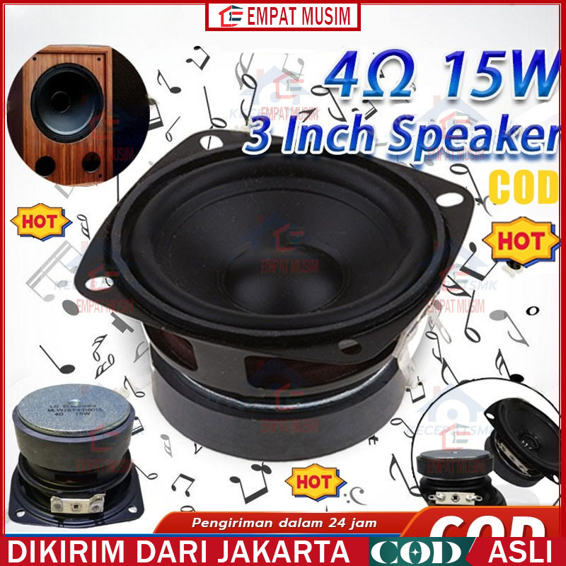 Speaker Mini Subwoofer LG-Mini speaker tweeter Mini subwoofer speaker 3 inch 4ohm 15w Speaker 3 inch