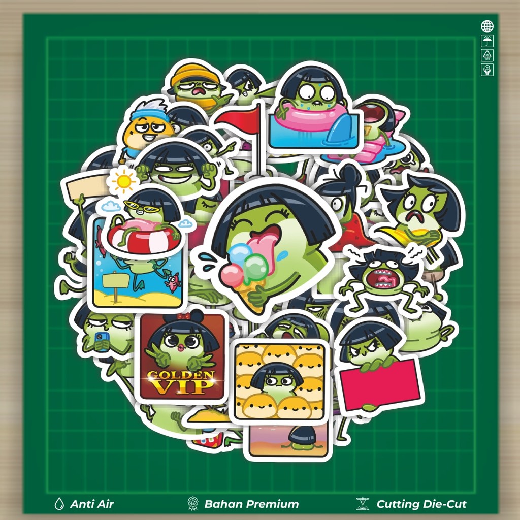 

HOT 50 PCS STIKER Stiker Kartun Funny Julia The Toad Stiker Fashion Cars Decal Dingin Kartu Album Custom Vinyl Anti Air- Sticker Aesthetic Buku Journal Koper Casing HP Tablet Laptop Helm Motor Botol Minum