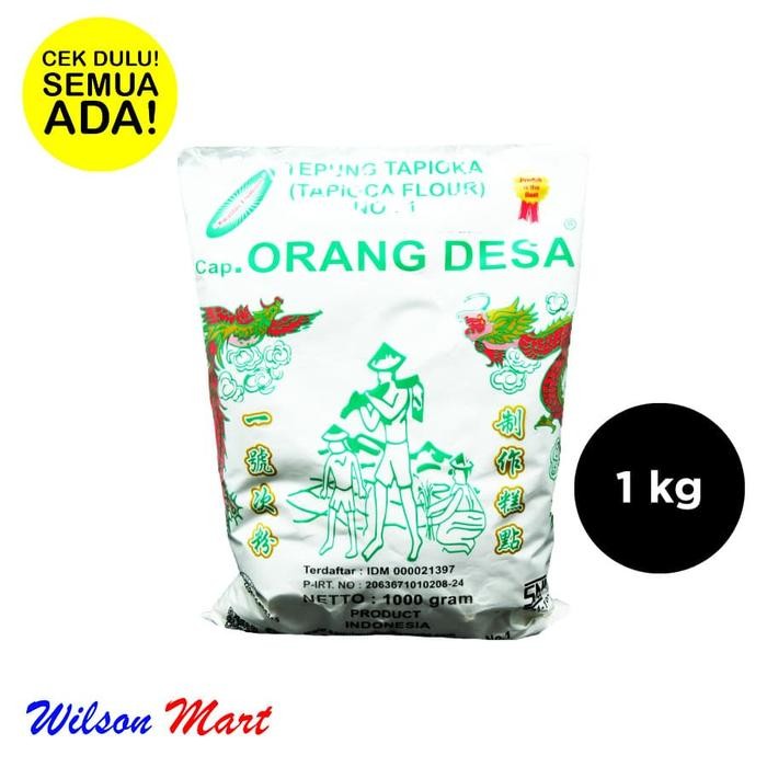 

SAGU TANI CAP ORANG DESA BUMI KENCANA TEPUNG TAPIOKA 1000 GRAM 1 KG
