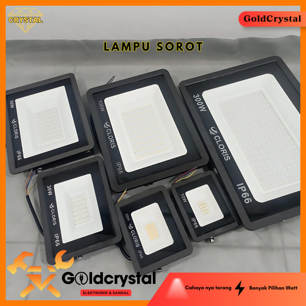 Lampu Sorot LED SMD IP66 100 Watt WaterProof Lampu Tembak Lampu Outdoor Lampu Taman