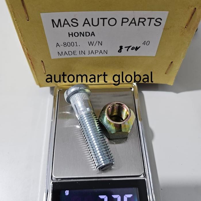 Baut roda Honda accord civic odyssey stream crz 48mm plus mur japan - tanpa mur