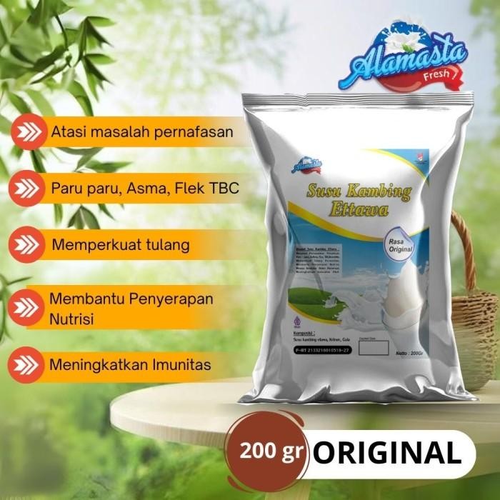 

susu kambing etawa platinum 1 kg original atasi masalah persendian dan pernafasan 500 gr 200 gr NASYWAH - ORIGINAL 200 G