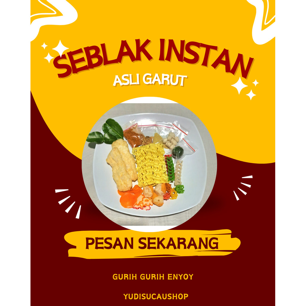 

Seblak Instan Kumplit Super Pedas 100g Murah