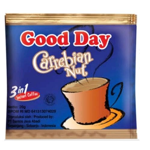 

PROMO ( 30 PCS ) GOOD DAY SEMUA VARIASI SACHET RENCENG Coffee Kopi - CARREBIAN NUT