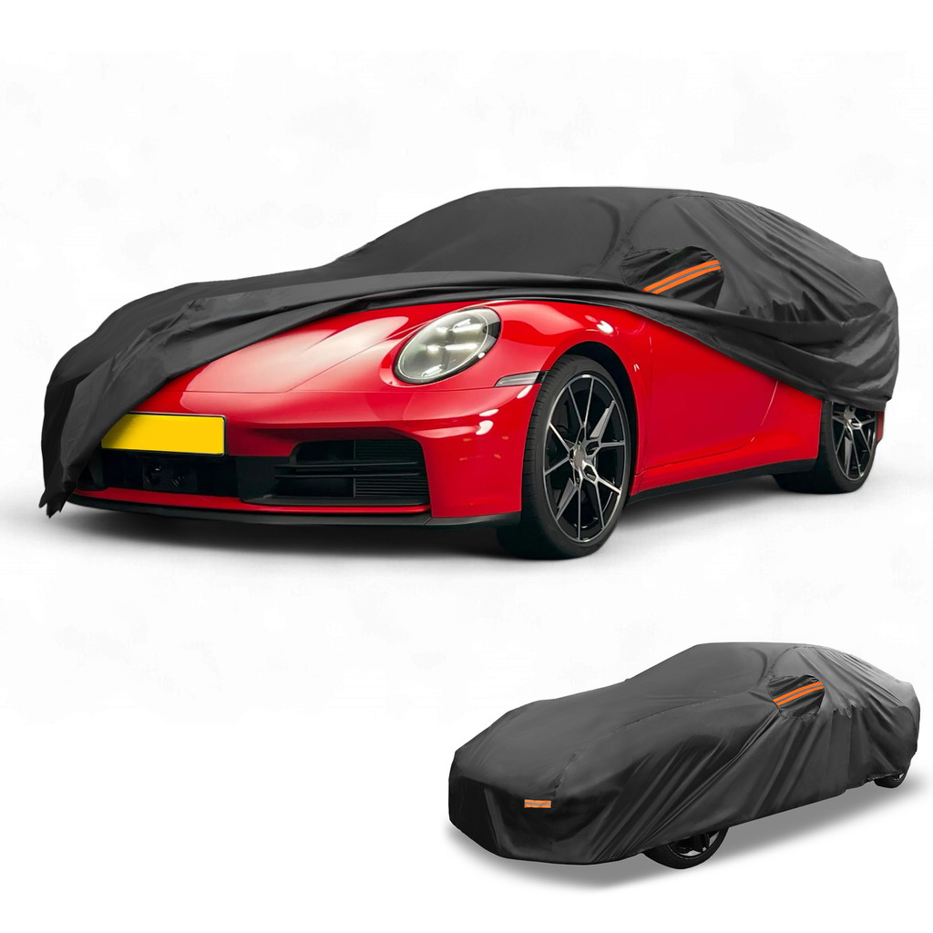 UXCELL All Weather Waterproof Car Cover UV Resistant Outdoor Full Exterior Protection for Porsche 91