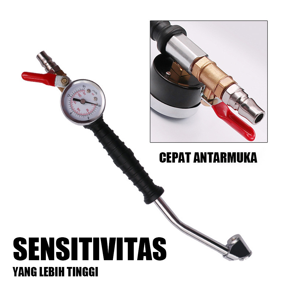 Inflator Isi Tekan Gauge Tire