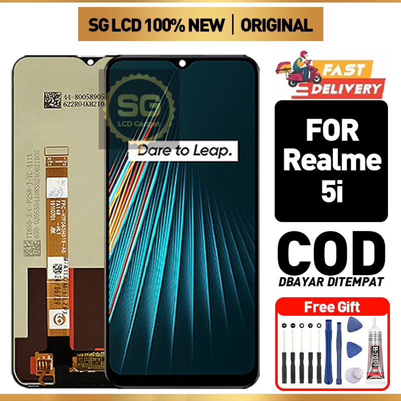 LCD Realme 5i Original 100% LCD Touchscreen asli Fullset Ori Compatible For Glass Touch Screen Digit