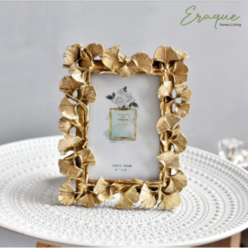 

Bianca Photo Frame / Bingkai Foto Frame Photo Meja Estetik Vintage Gold - Medium