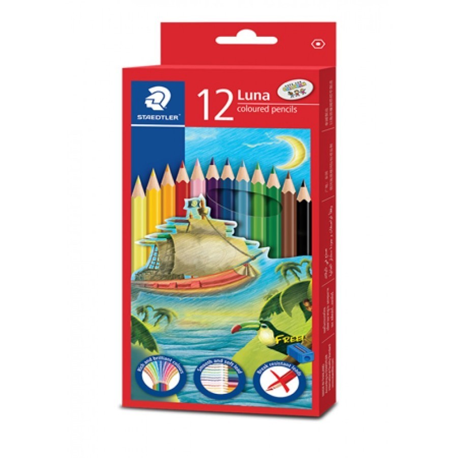 

Pensil Warna Staedtler (Coloured Pencils) Mini Luna | 12 Warna