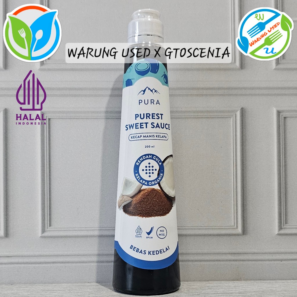 

Pura Kecap Manis (200ml) - Rendah Gula - Organik - Rendah Kalori - Kecap Manis Kelapa - Kecap Manis